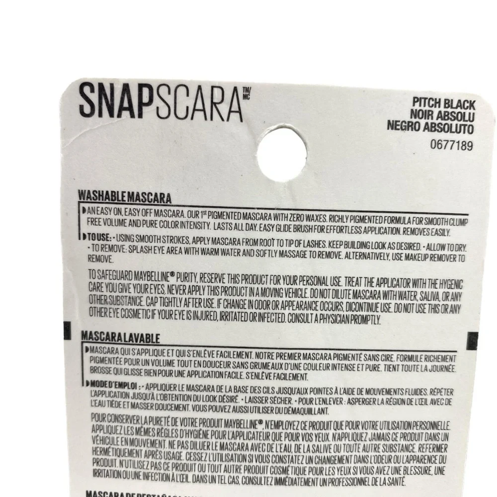 Maybelline snapscara mascara